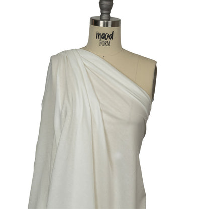 Lily White Lightweight Stretch Rayon Jersey Drape