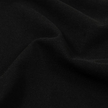 Black Stretch Rayon Jersey Detail