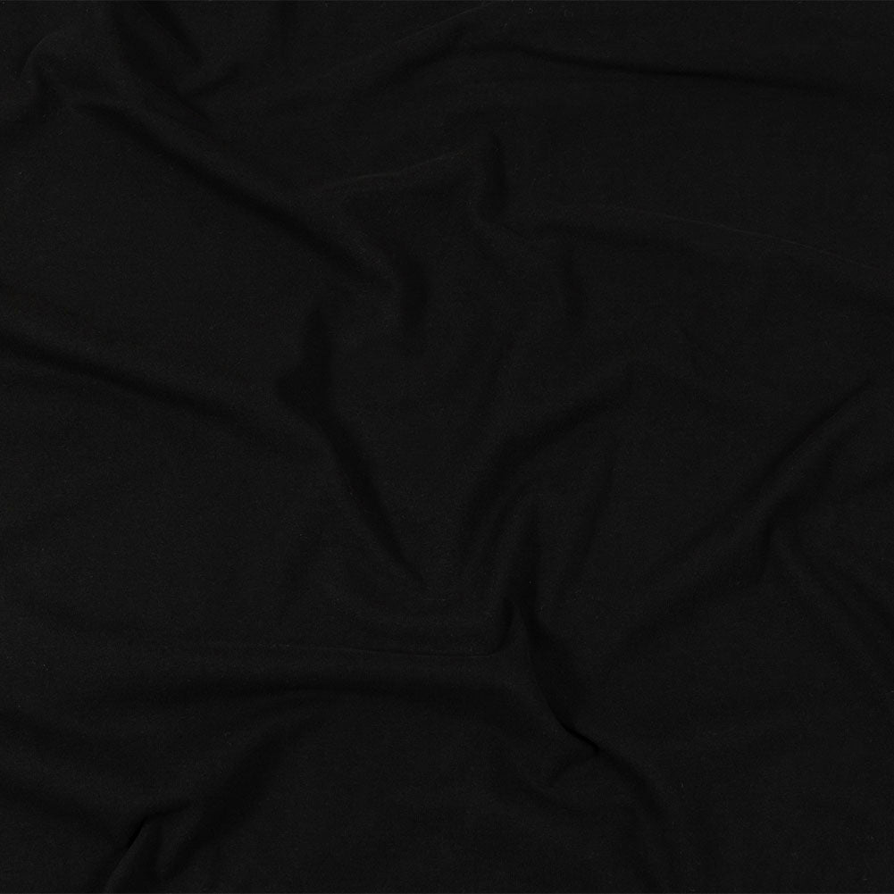 Black Stretch Rayon Jersey
