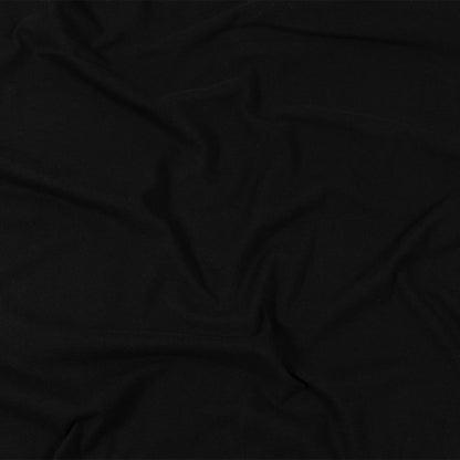 Black Stretch Rayon Jersey