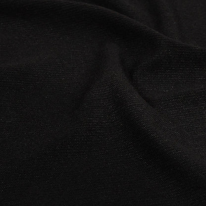 Black Stretch Rayon Jersey Detail
