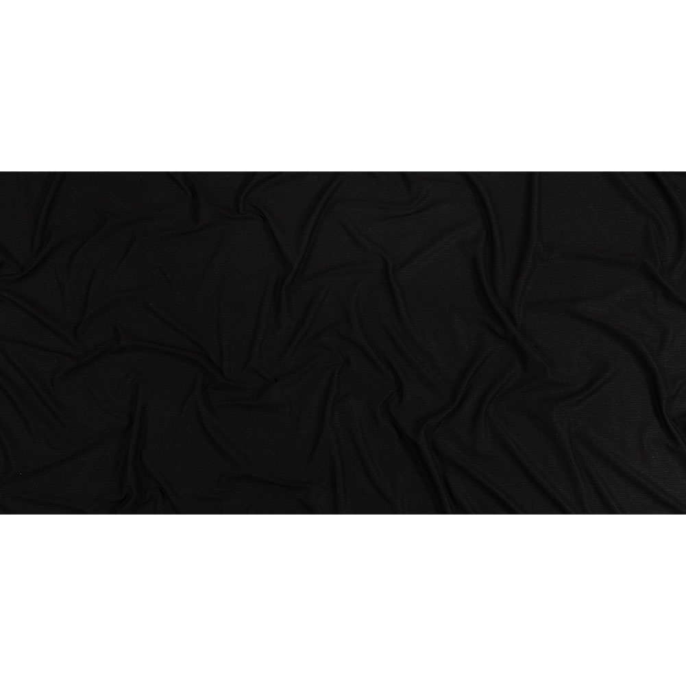 Black Stretch Rayon Jersey Full