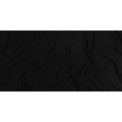 Black Stretch Rayon Jersey Full