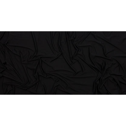 Black Stretch Rayon Jersey Full