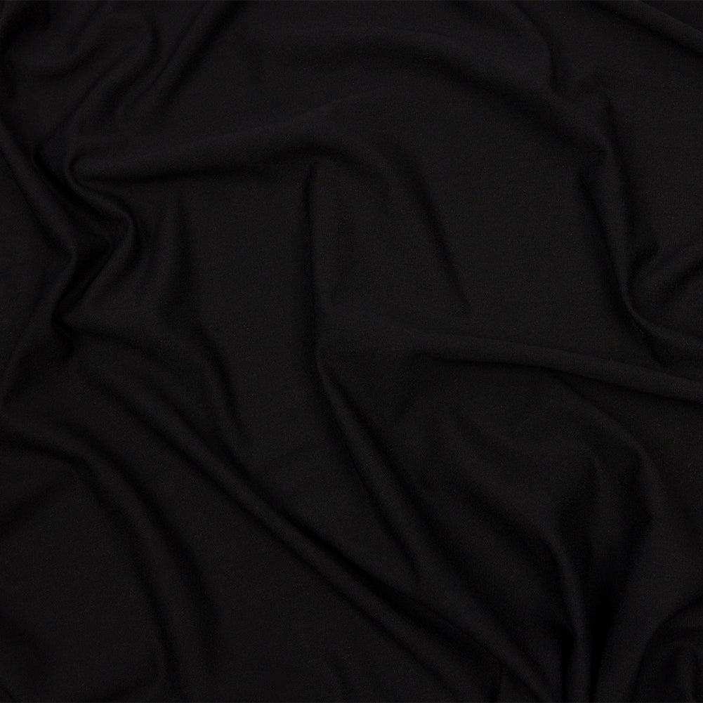 Black Stretch Rayon Jersey
