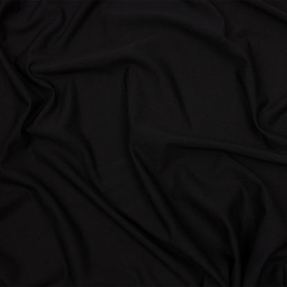 Black Stretch Rayon Jersey