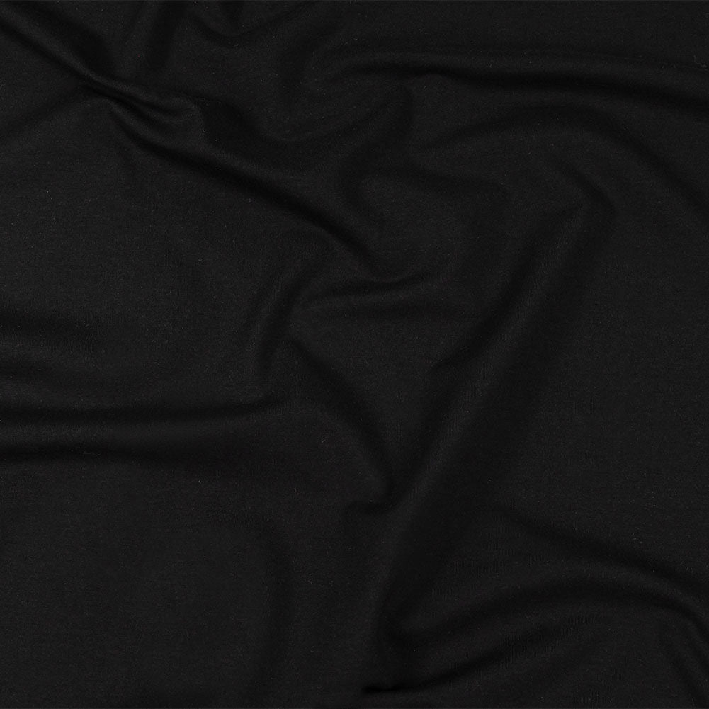 Black Stretch Rayon Jersey