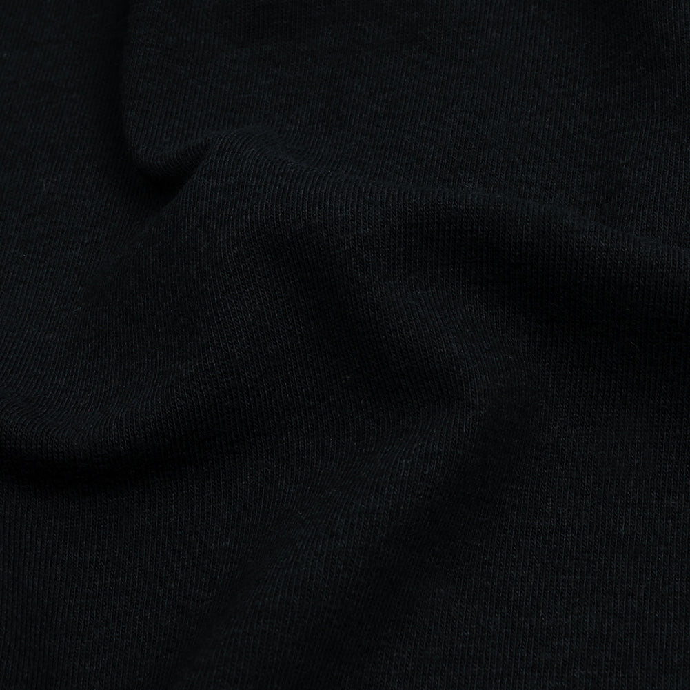 Midnight Navy Stretch Rayon Jersey Detail