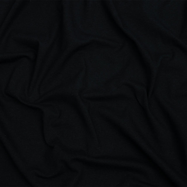 Midnight Navy Stretch Rayon Jersey