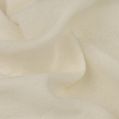 Off White Lightweight Rayon Jersey Detail