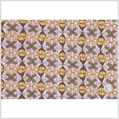 Melons and Pink Stained-Glass Rayon Jersey Full