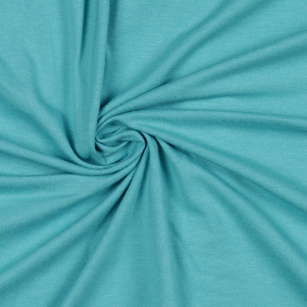 Sky Blue Stretch Rayon Jersey