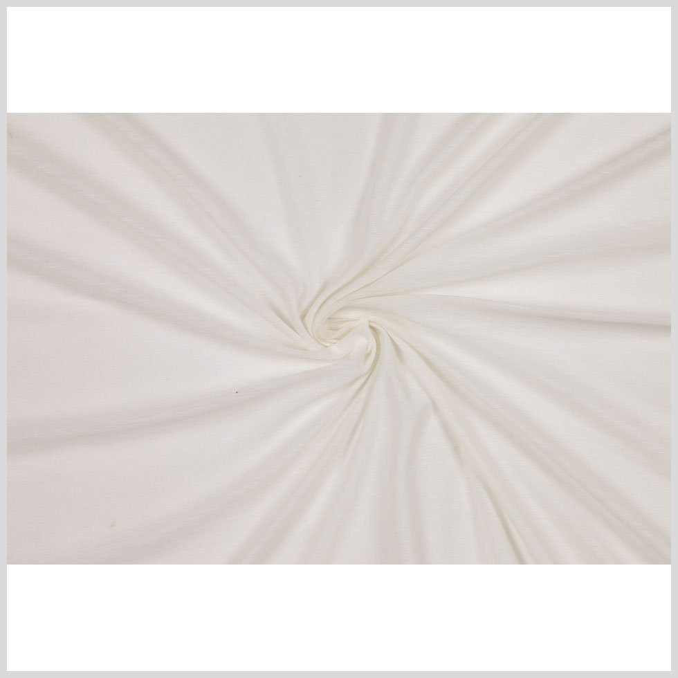 Ivory Tissue-Weight Rayon Jersey Full