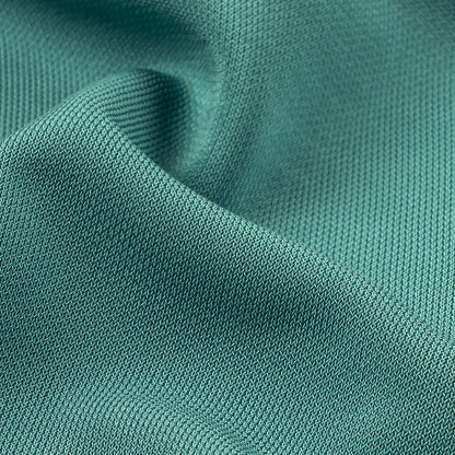 Lake Blue Rayon Pique Knit Detail