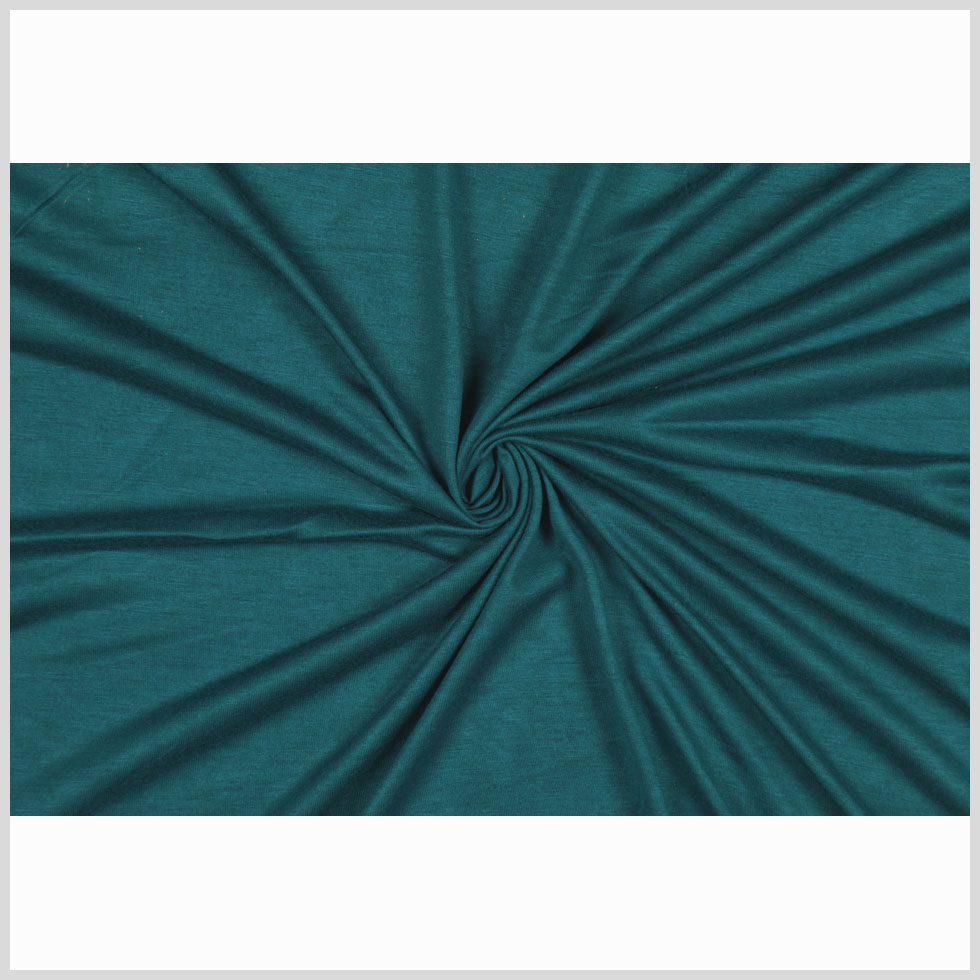 Deep Turquoise Stretch Rayon Jersey Full