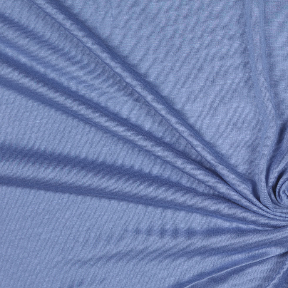 Powder Blue Stretch Rayon Jersey