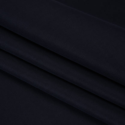 Rayon and Cotton Twill - Navy - Deadstock
