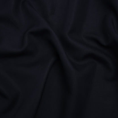 Rayon and Cotton Twill - Navy - Deadstock