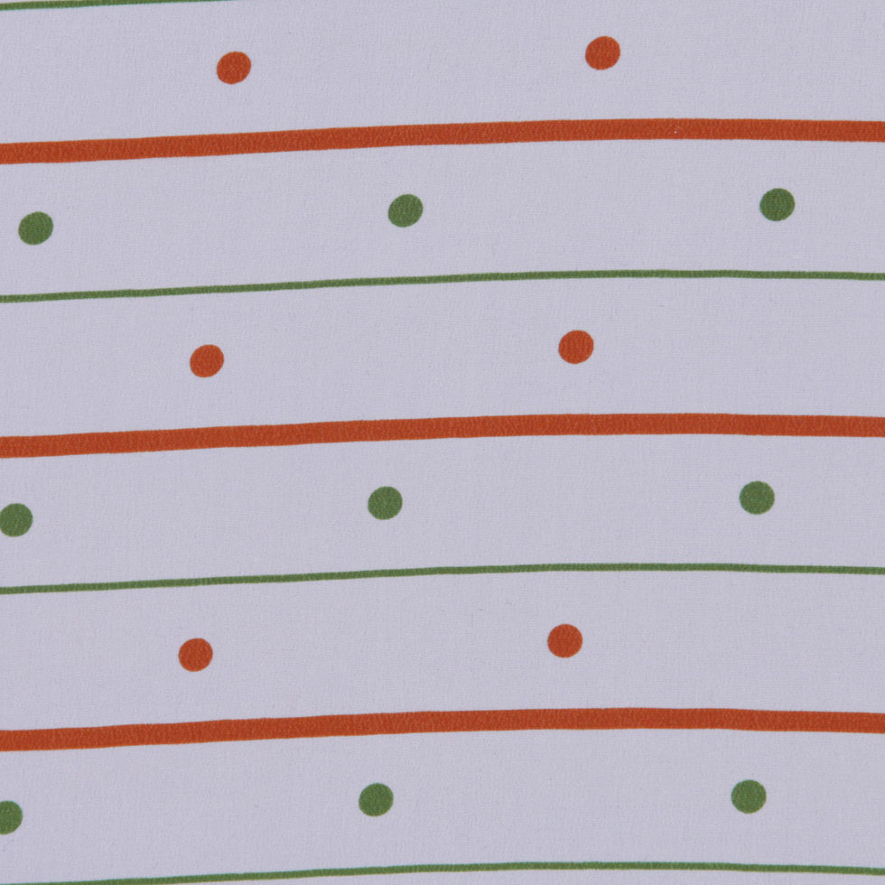 Crepe de Chine Print Detail