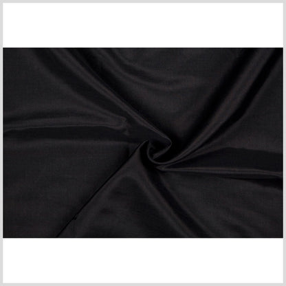 Black Silk and Cotton Voile Full
