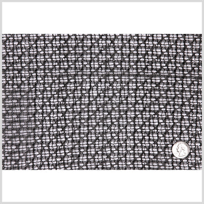 Black Delicate Silk Lace - Full