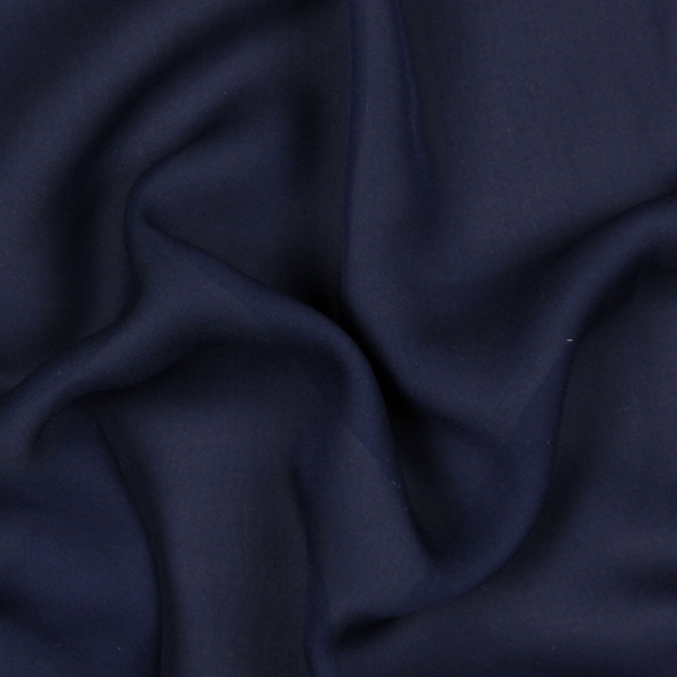 Navy Solid Georgette Detail