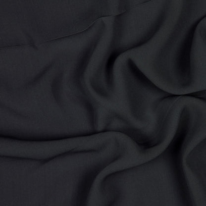 Calvin Klein Gray High-Twist Silk Georgette