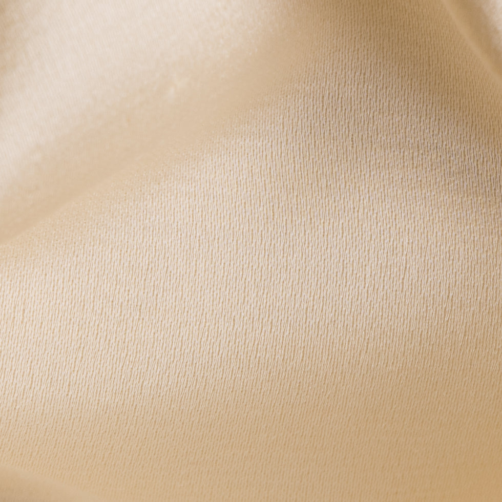 Ivory Satin Faced Silk Crepe