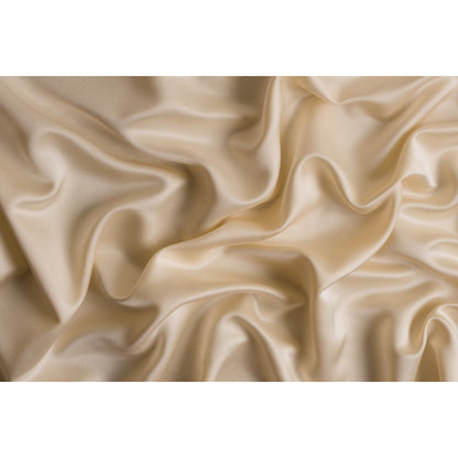 Ivory Satin Faced Silk Crepe