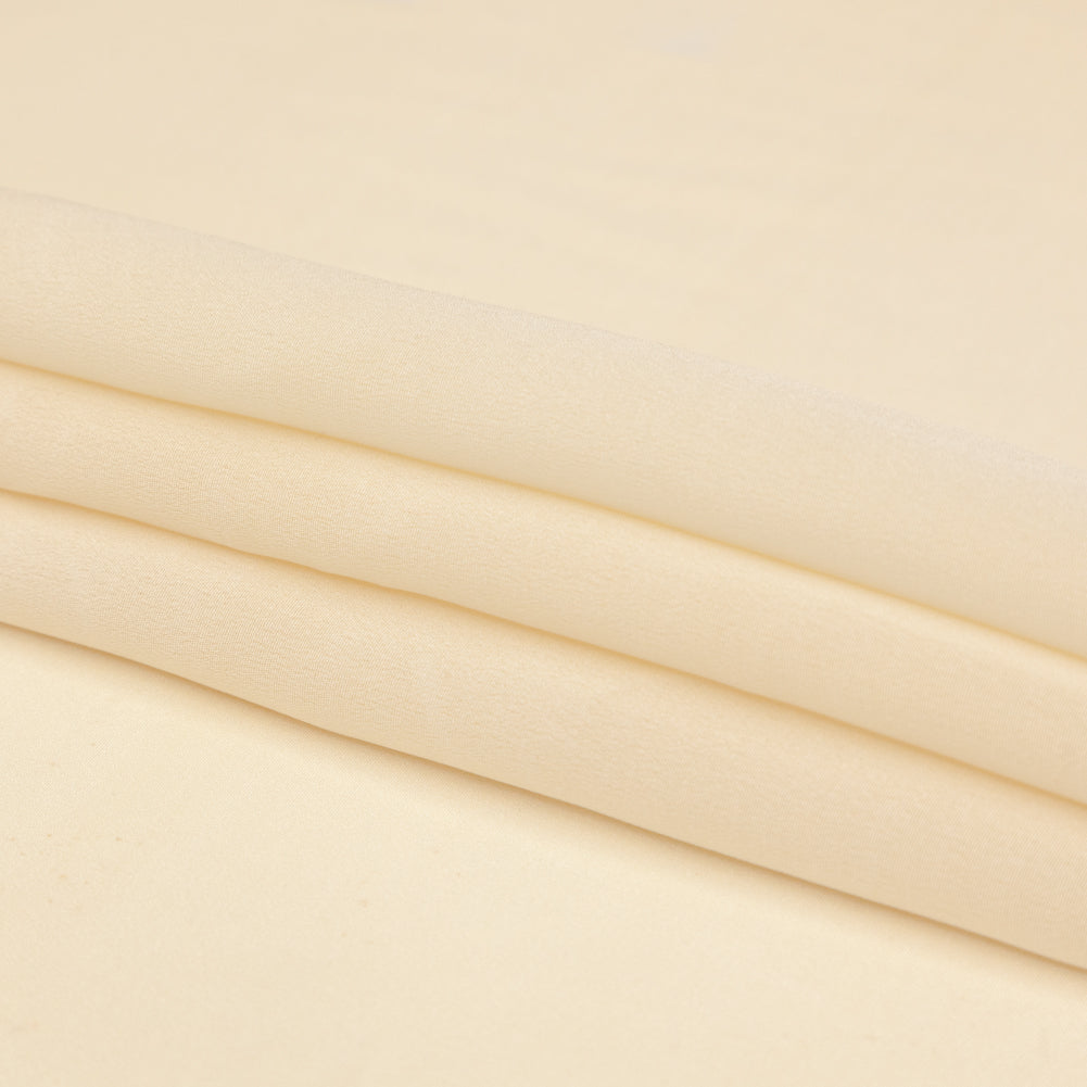 Bone Silk Lightweight 4-Ply Crepe Detail