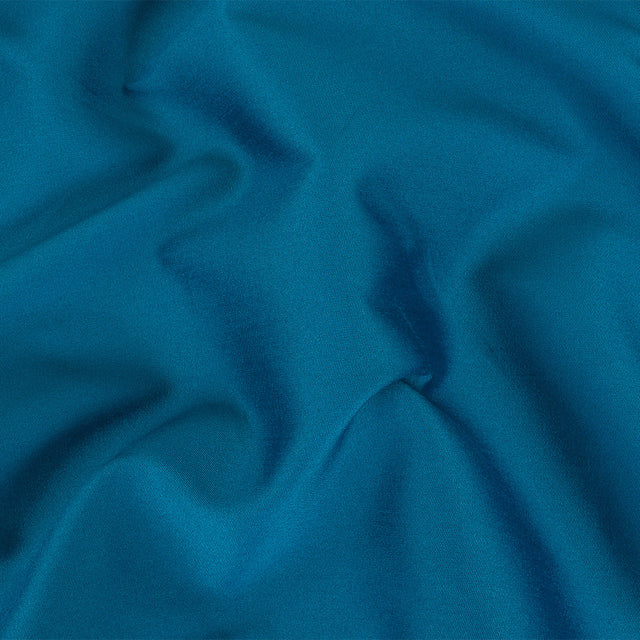 Galaxy Blue Heavy Silk and Polyester Twill