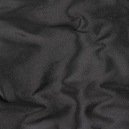 Black and Navy Silk Twill