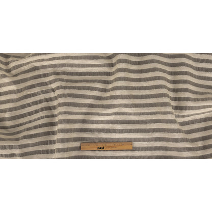 Jet Stream Striped Sheer Silk Woven - Full