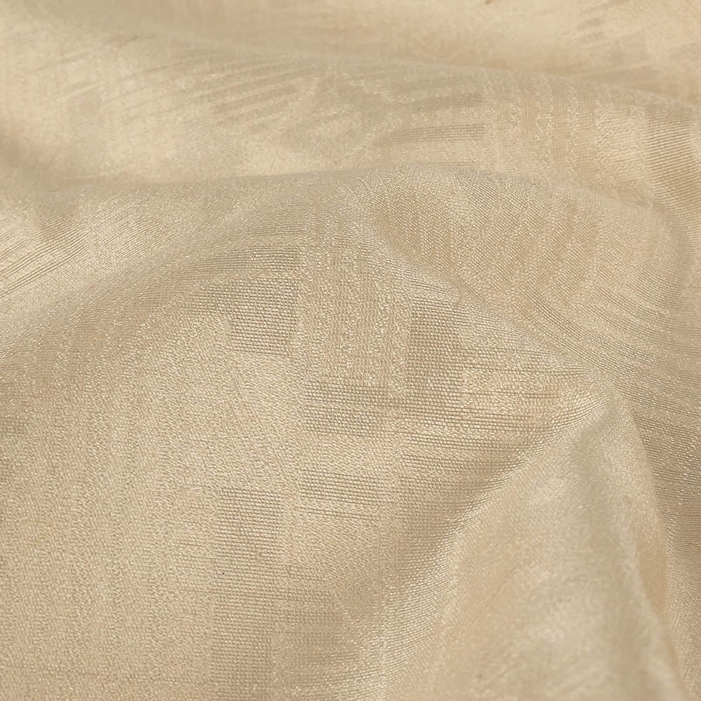Semolina Geometric Silk Burnout Jacquard Full