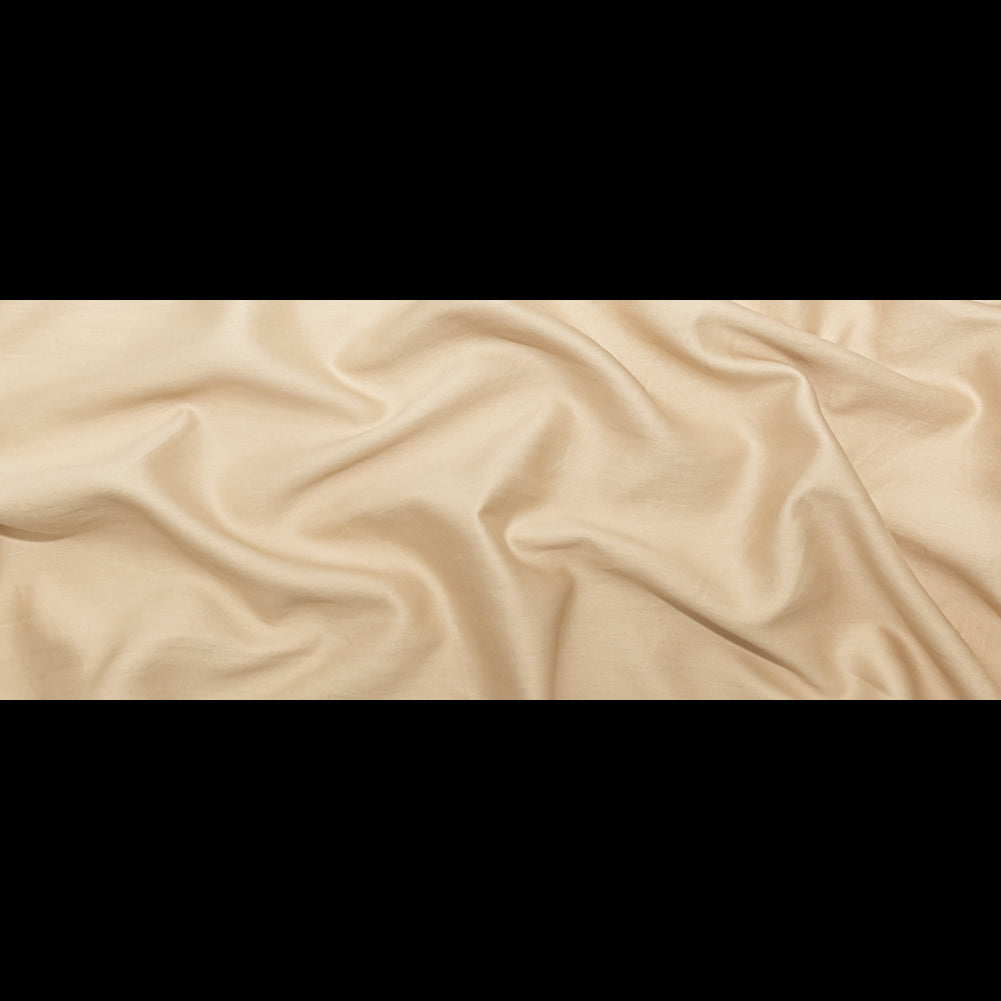 Warm Beige Silk and Wool Woven - Full