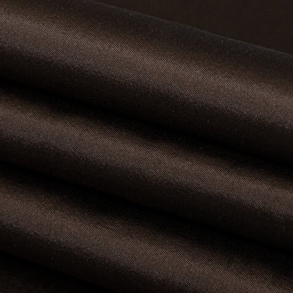 Chocolate Silk and Wool Woven - Folded