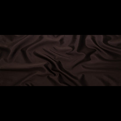 Chocolate Silk and Wool Woven - Full