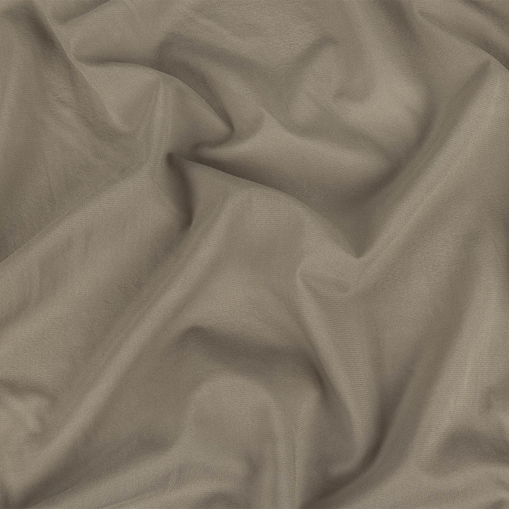 Gray Stretch Silk Chiffon