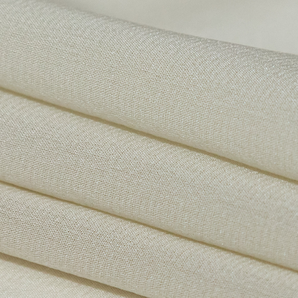 Pistachio Shell Stretch Silk Chiffon - Folded