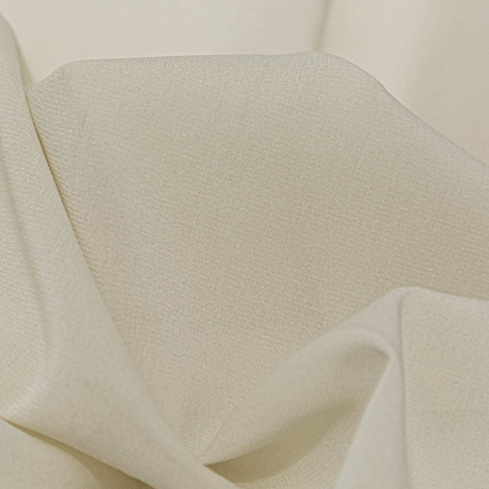 Pistachio Shell Stretch Silk Chiffon - Detail