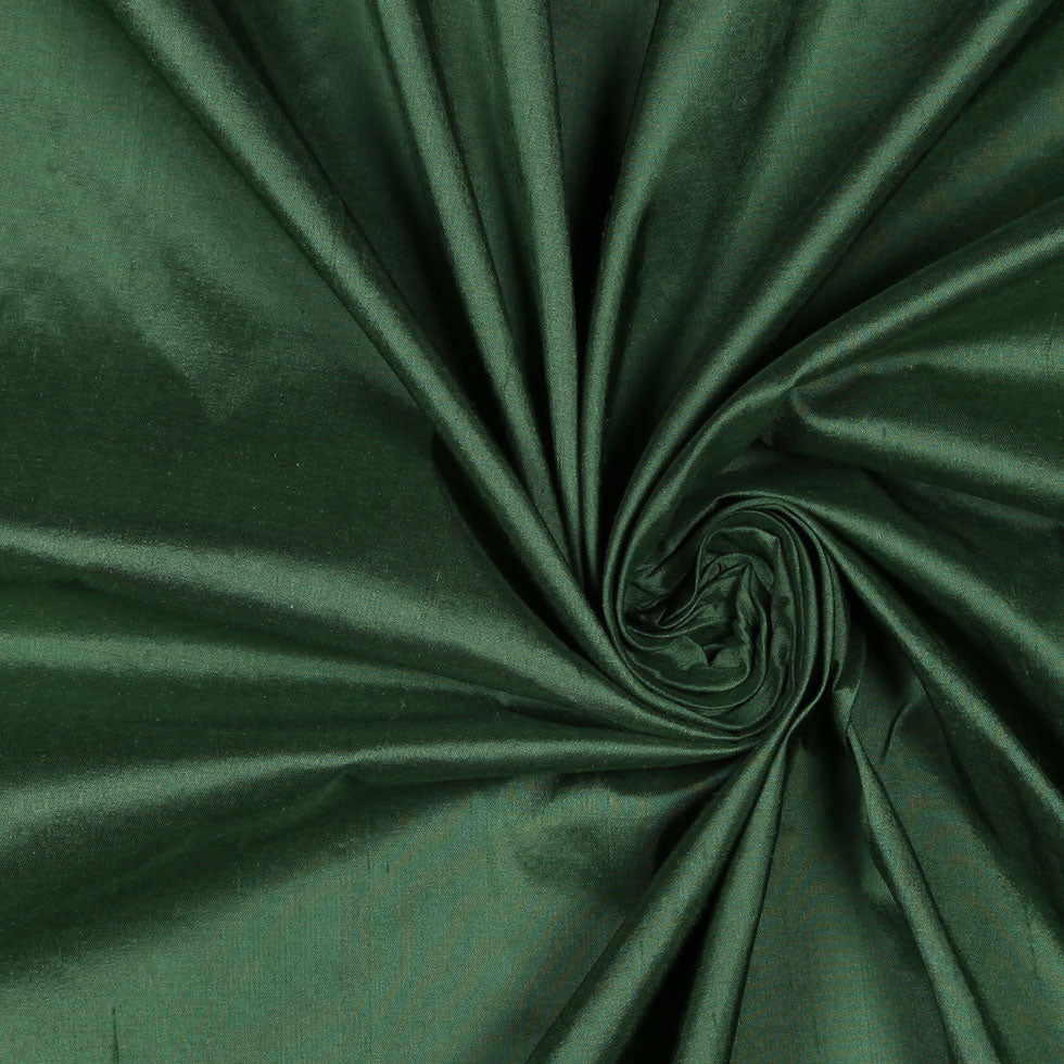 Dusted Olive Solid Shantung/Dupioni - Detail