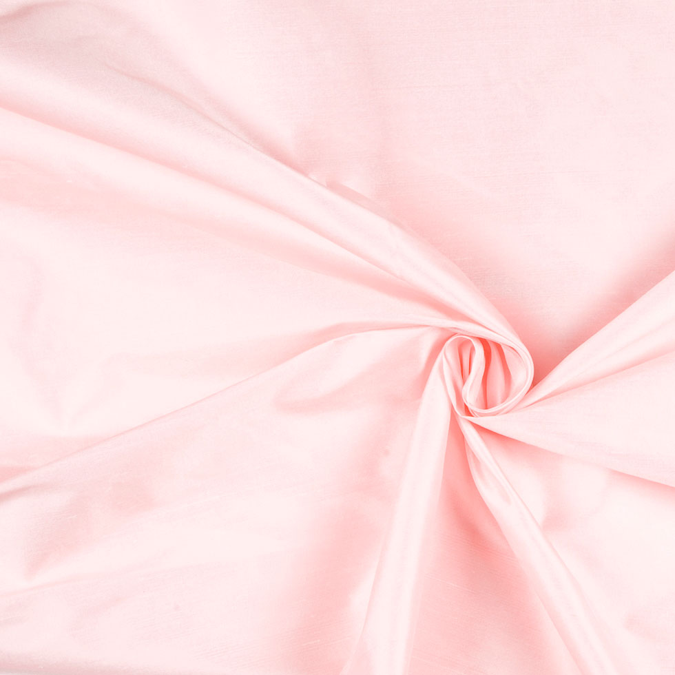 Puff Pink Solid Shantung/Dupioni