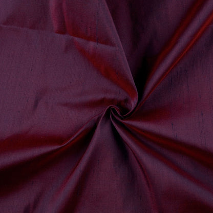 Iridescent Aubergine Solid Shantung/Dupioni