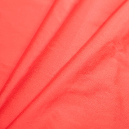 Fiery Red Silk Shantung/Dupioni - Folded