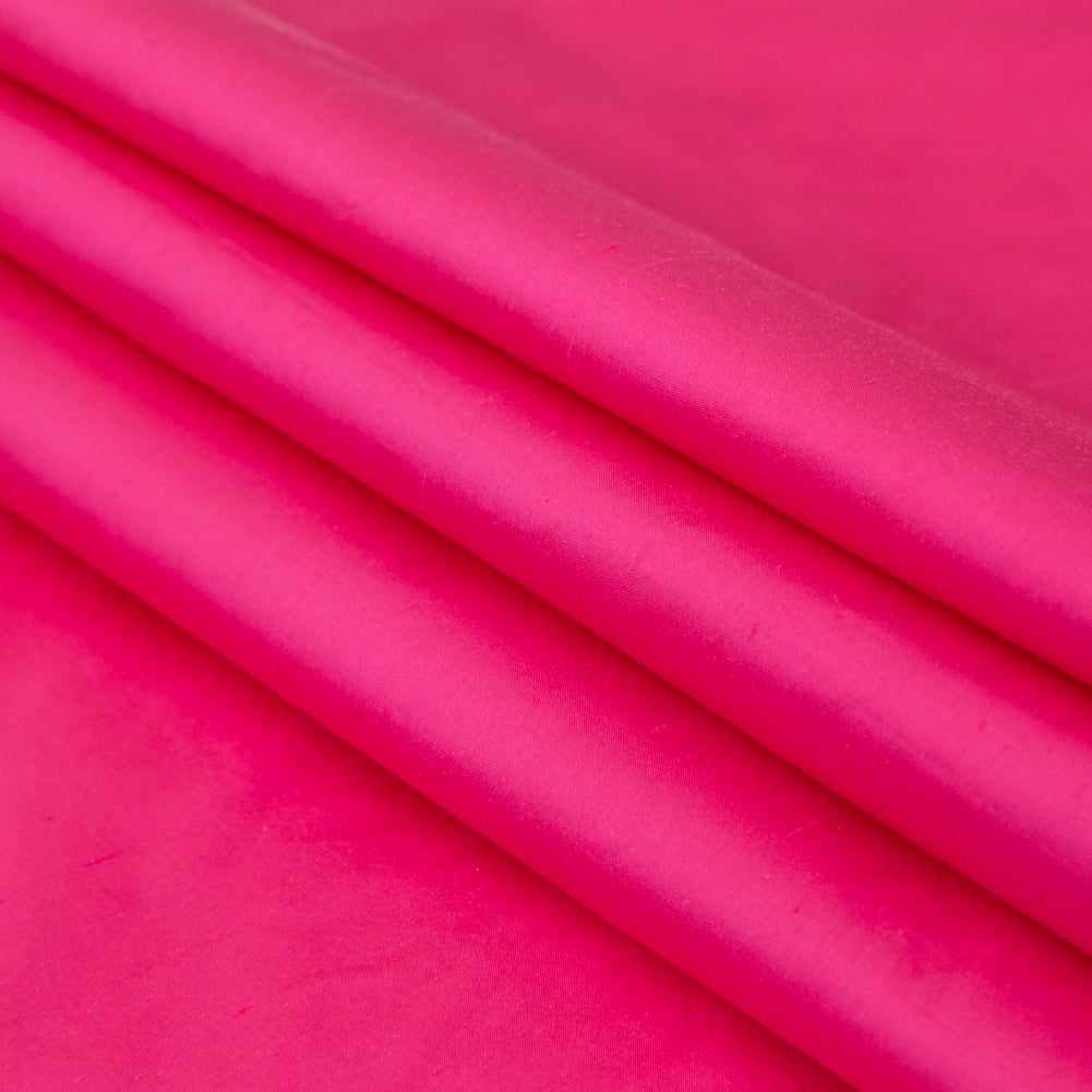 Silk Shantung - Rasberry Sorbet - Shantung Collection Folded
