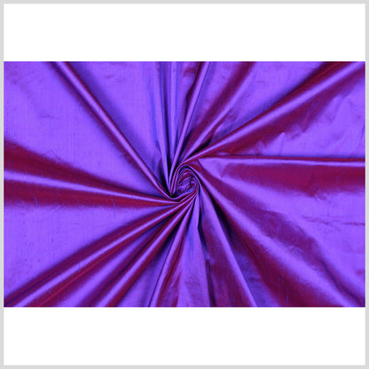 Silk Shantung - Iridescent Medium Purple - Shantung Collection Full