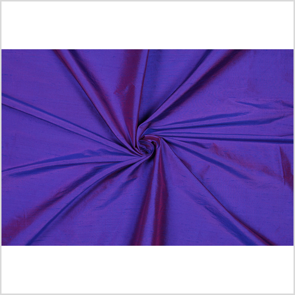 Dark Iridescent Purple Solid Shantung/Dupioni - Full