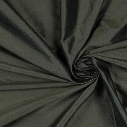 Dark Grass Solid Shantung/Dupioni - Detail