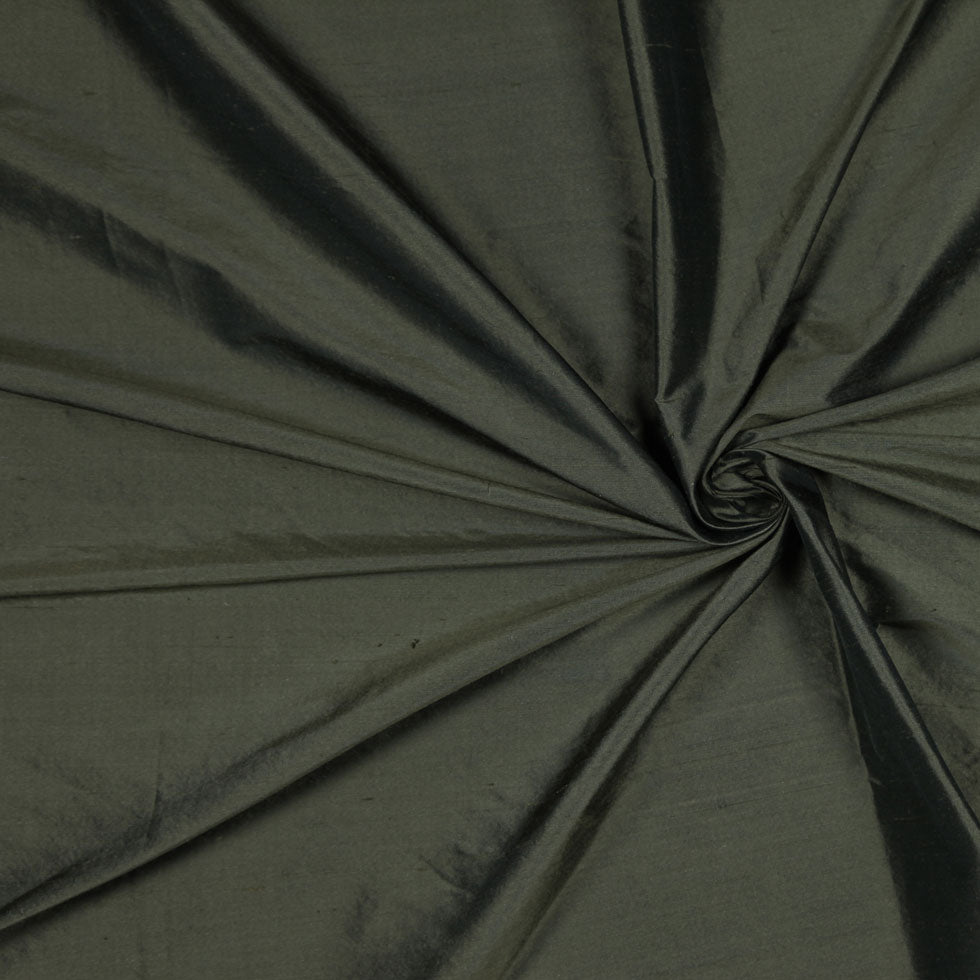 Dark Grass Solid Shantung/Dupioni
