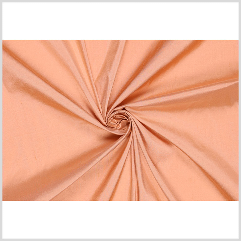 Dark Peach Solid Shantung/Dupioni - Full